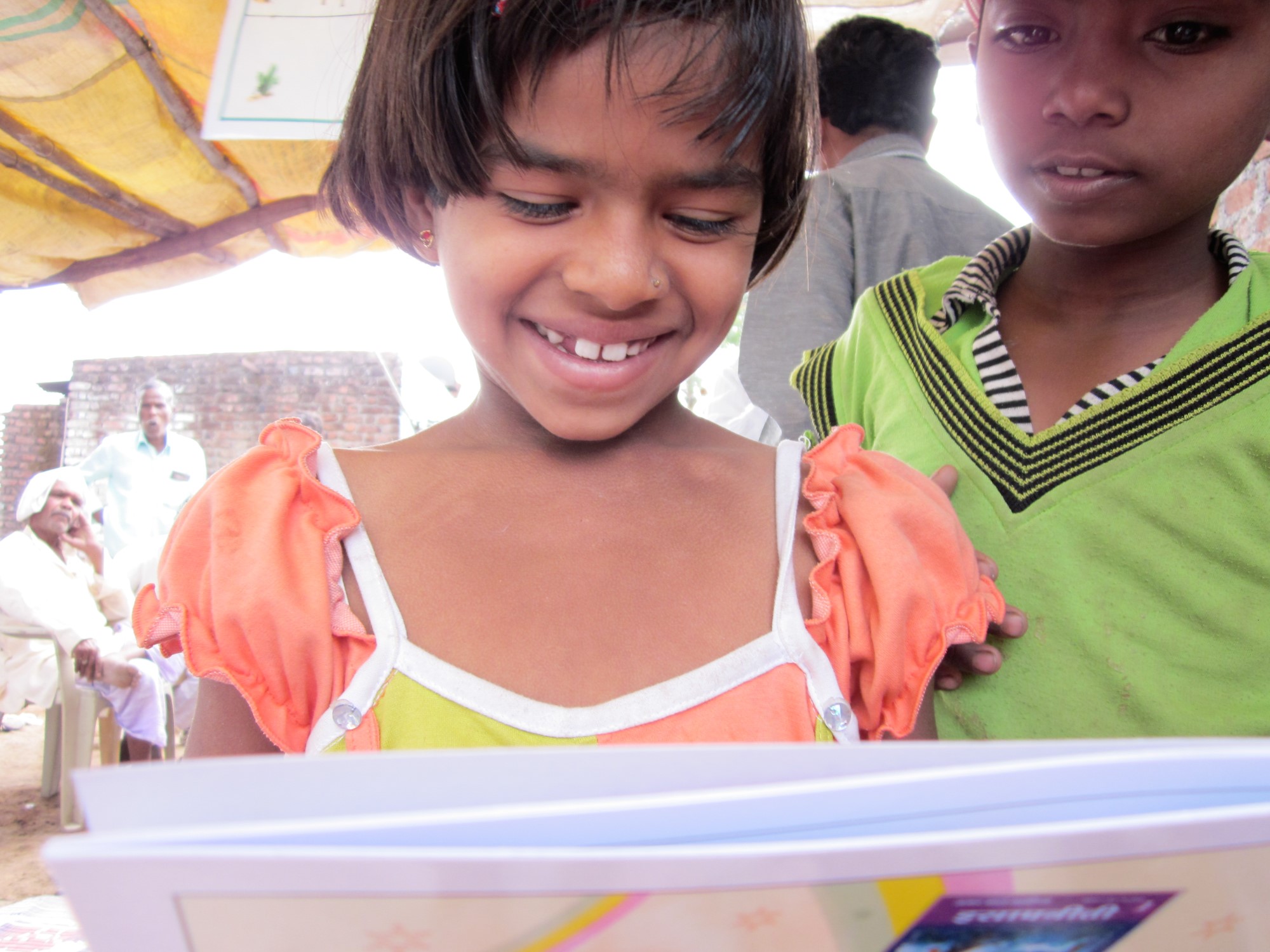 A girl with a book at Nachiket